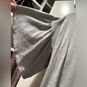 Banana Republic tie back t-shirt with ruffle sleeve. Size M. Like new!